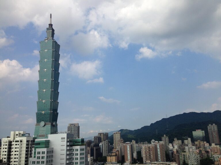 台湾台北101与风景 Taipei 101 landscape in Taiwan.