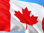 加拿大国旗横幅 Canada flag banner.